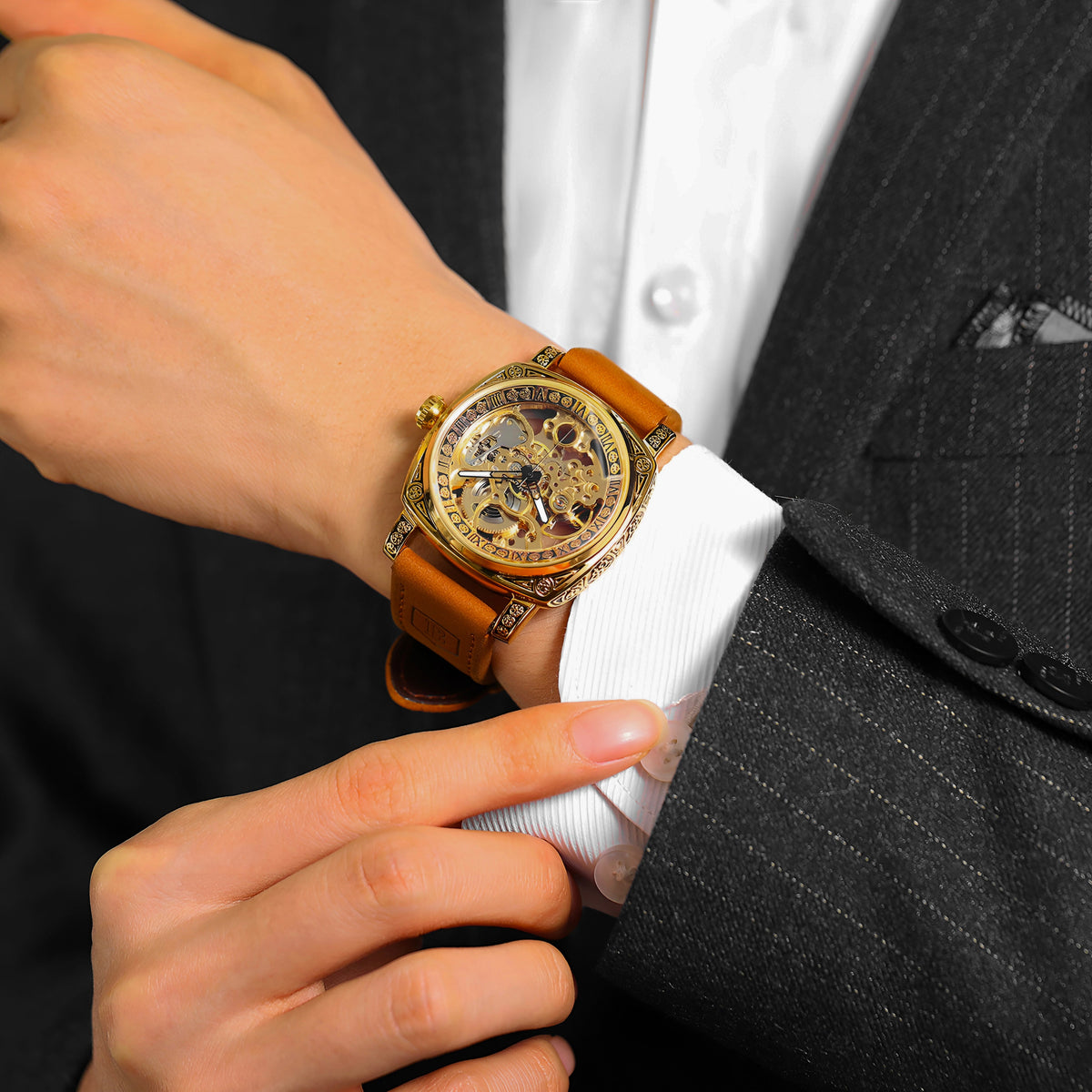 Skeleton Limited Anniversary Edition automatic watch by Moment Cadeau, product image 10