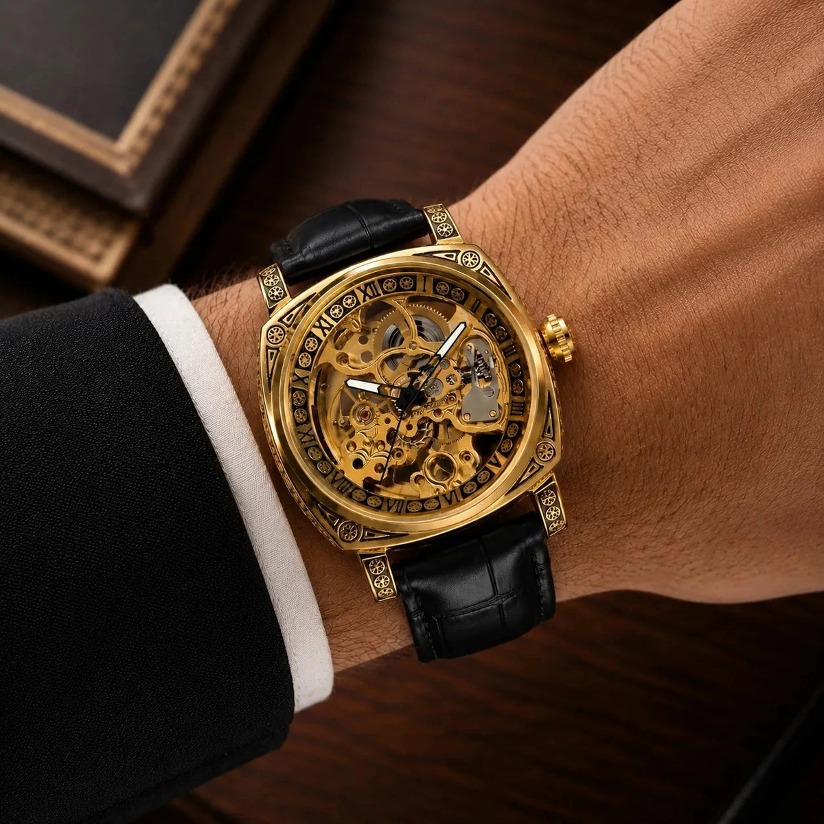Skeleton Limited Anniversary Edition automatic watch by Moment Cadeau, product image 2